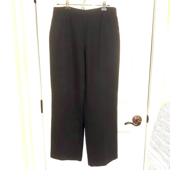 Le Suit lined pants black dress trousers office formal Women's Size 10 - Picture 1 of 6